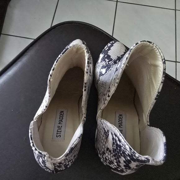 🌷 Steve Madden "Rookie" Snakeskin Ankle Boots - Picture 5 of 7